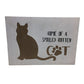 Home of a Spoiled Rotten Cat - Wooden Wall Hanging Decor - Cat Lover Gift