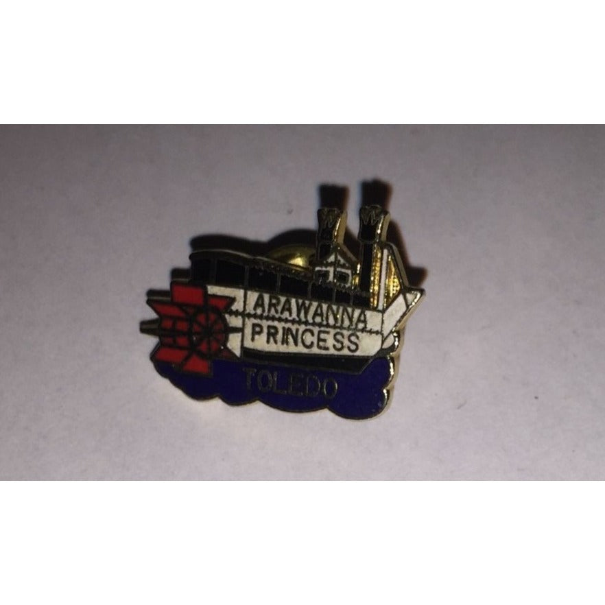 ARAWANNA PRINCESS TOLEDO OHIO Ship/Boat Vintage Collectible Lapel Pin