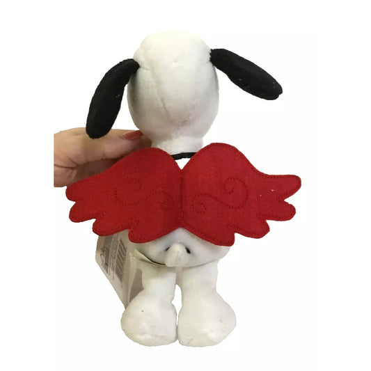 Hallmark Peanuts Cupid SNOOPY Holding a Valentine Heart and Wearing Red Wings