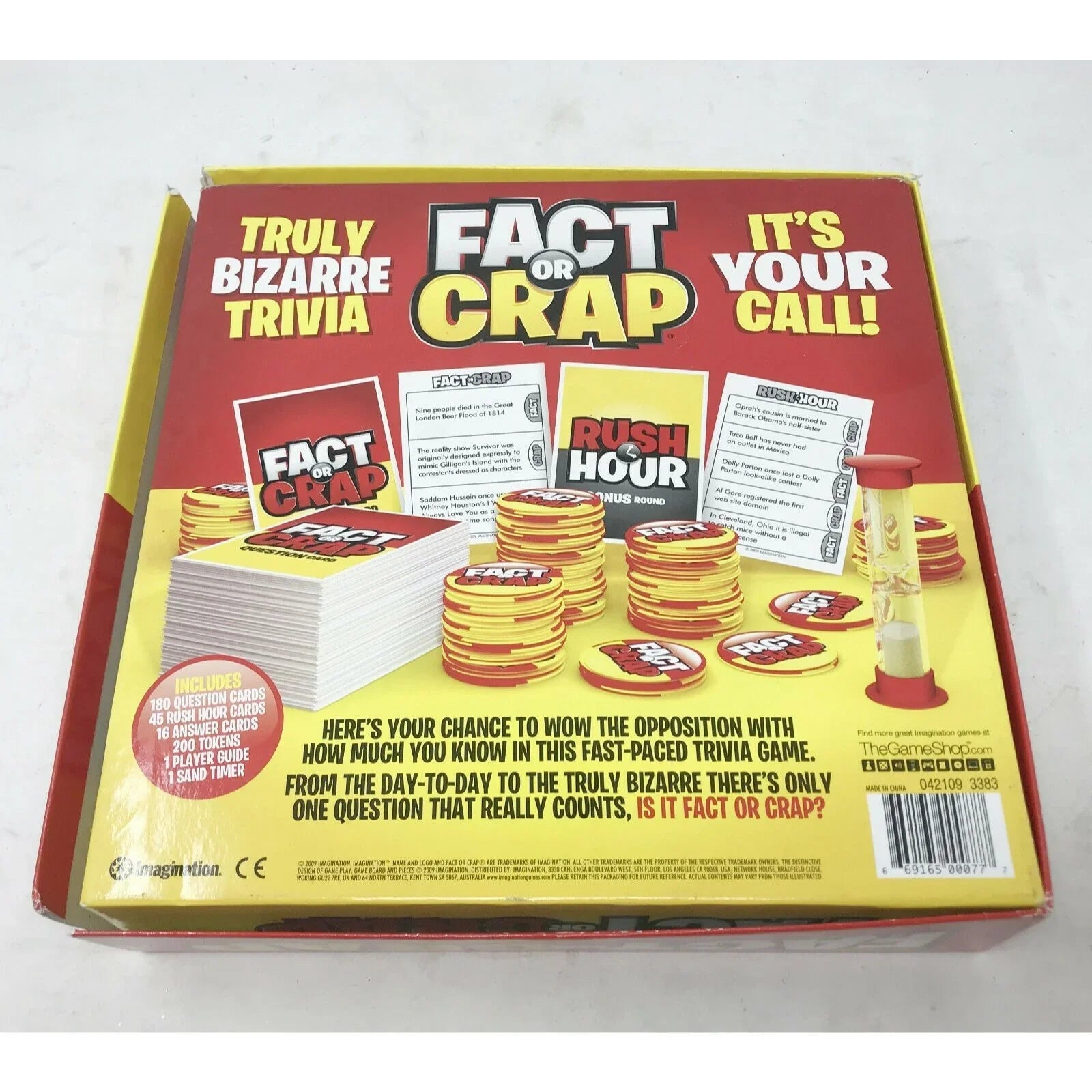 FACT or CRAP Game TRIVIA With Attitude Board Game - Game Night 12 & Up - Imagination - Trivia Game - A+ Stuff