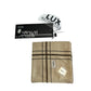 YSL Yves Saint Laurent Pocket Square Handkerchief / Scarf - Beige Plaid