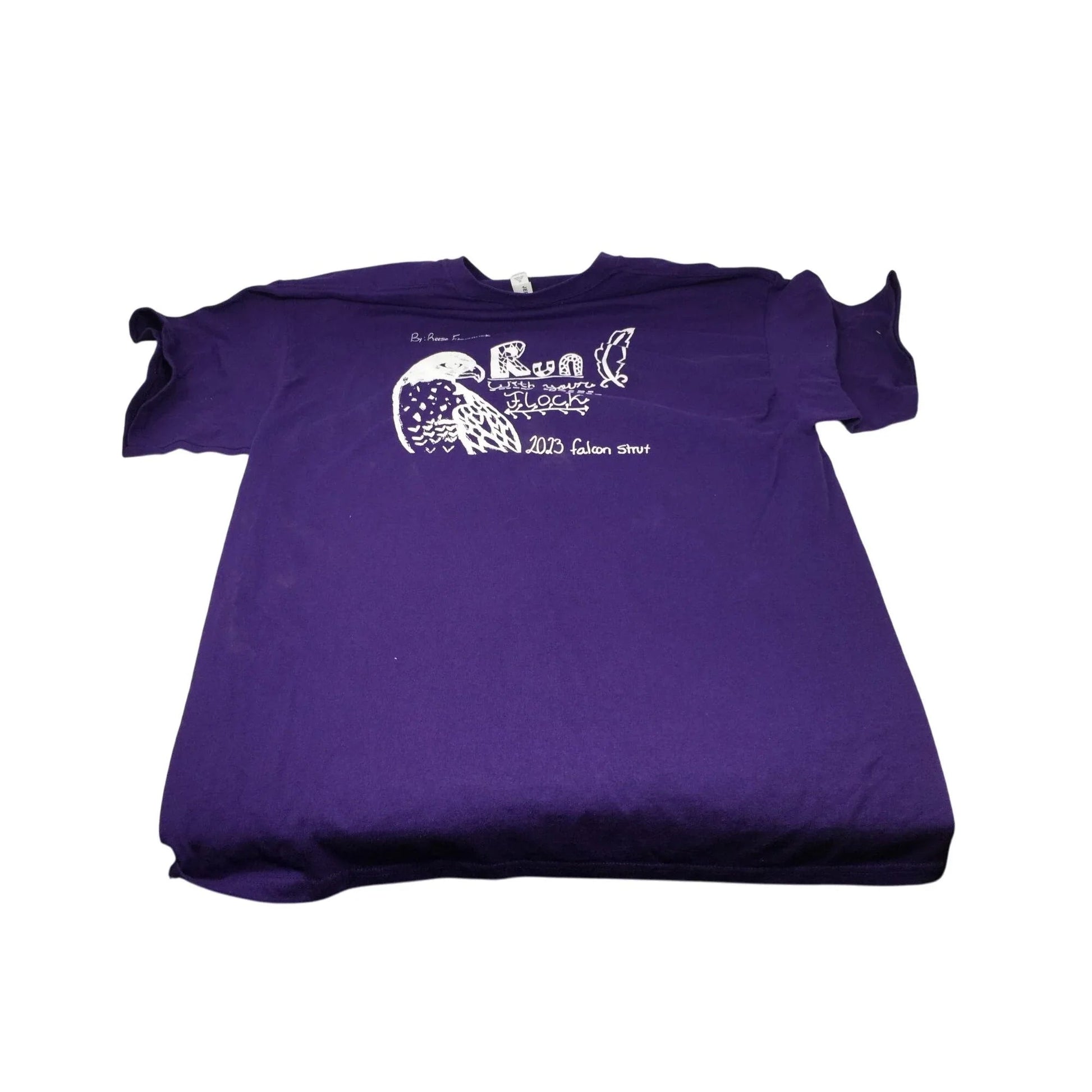 FALCON STRUT 2023 ''Jerzees Dri Power'' Brand Size XL Purple Tee Shirt - jerzees - Shirts & Tops - A+ Stuff