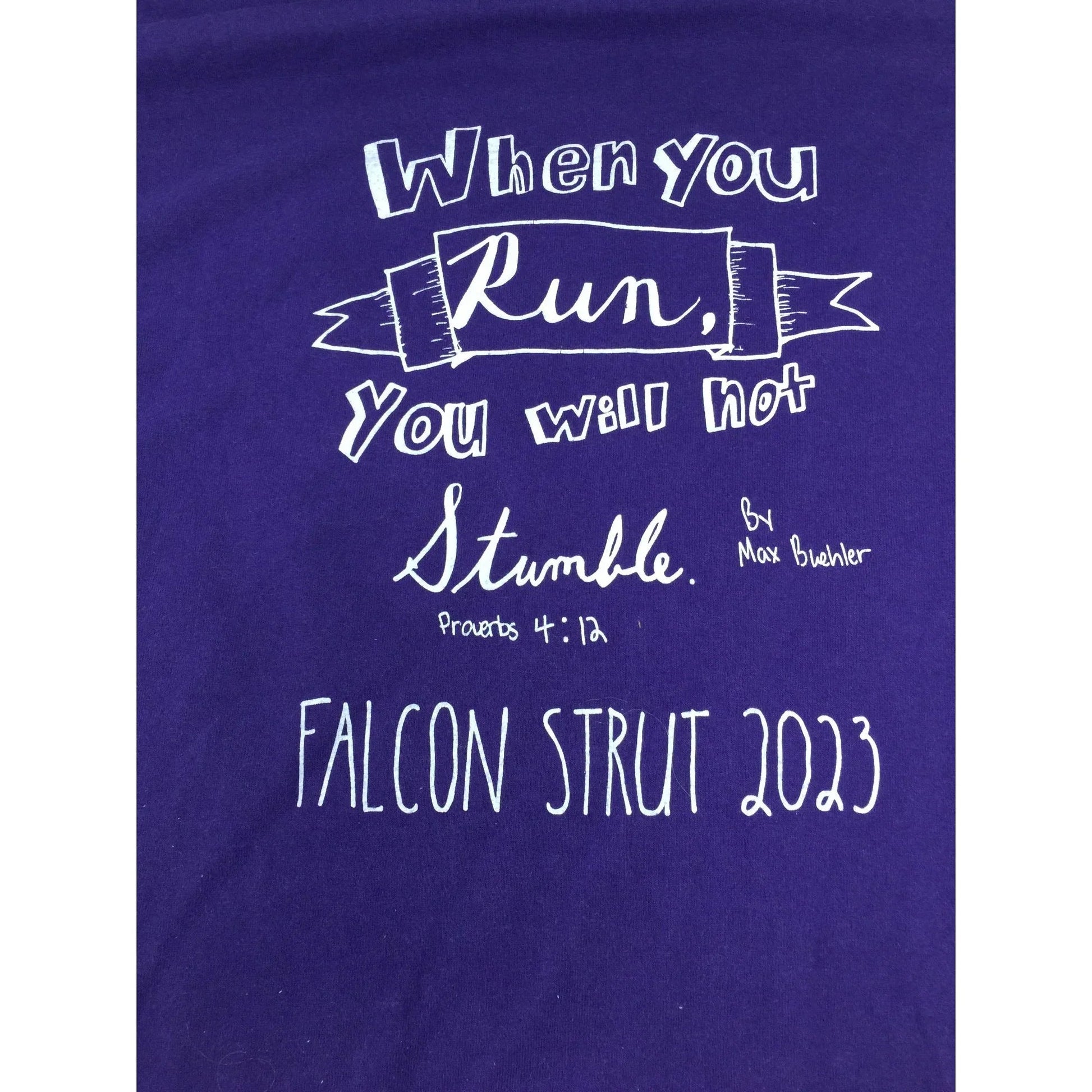 FALCON STRUT 2023 ''Jerzees Dri Power'' Brand Size XL Purple Tee Shirt - jerzees - Shirts & Tops - A+ Stuff