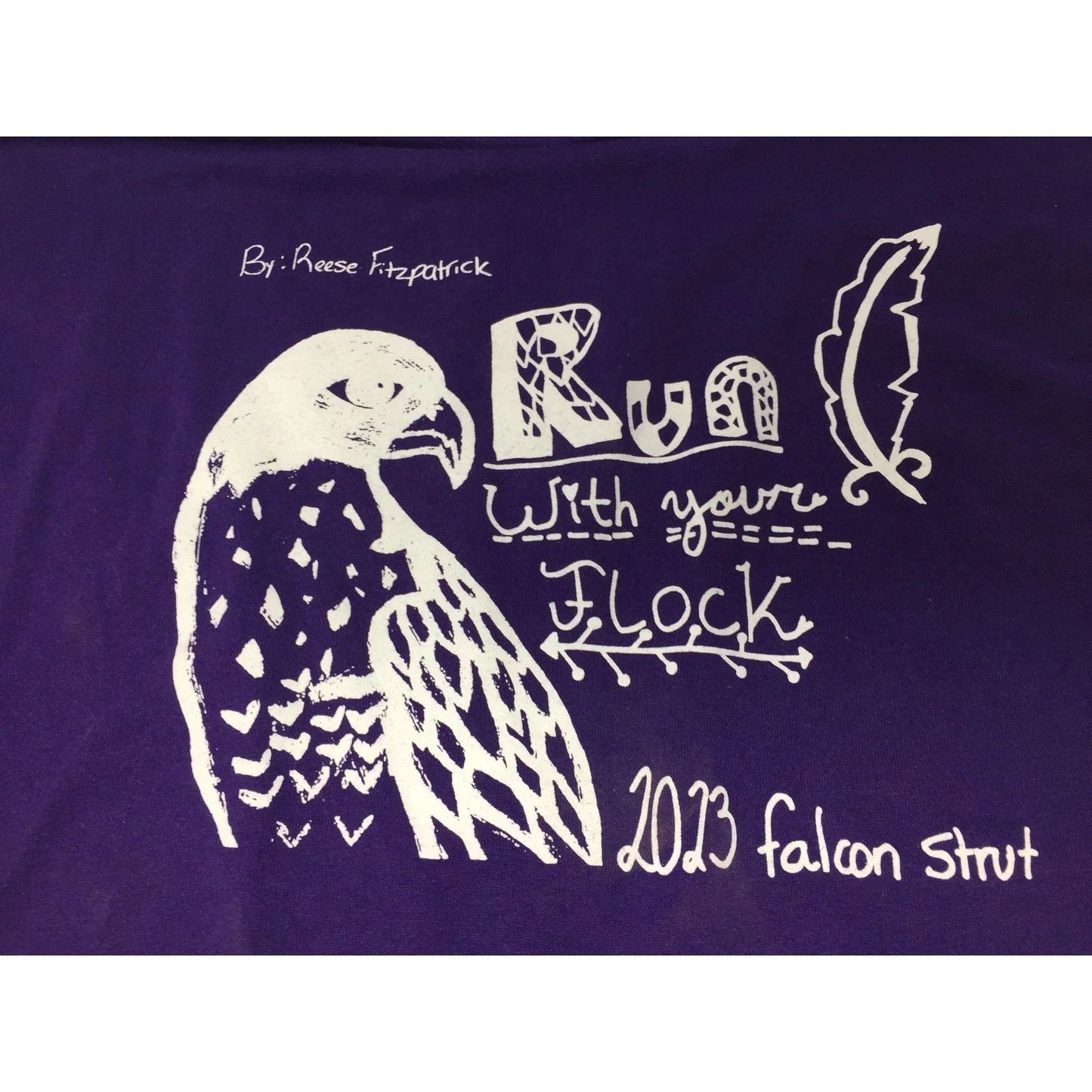 FALCON STRUT 2023 ''Jerzees Dri Power'' Brand Size XL Purple Tee Shirt - jerzees - Shirts & Tops - A+ Stuff