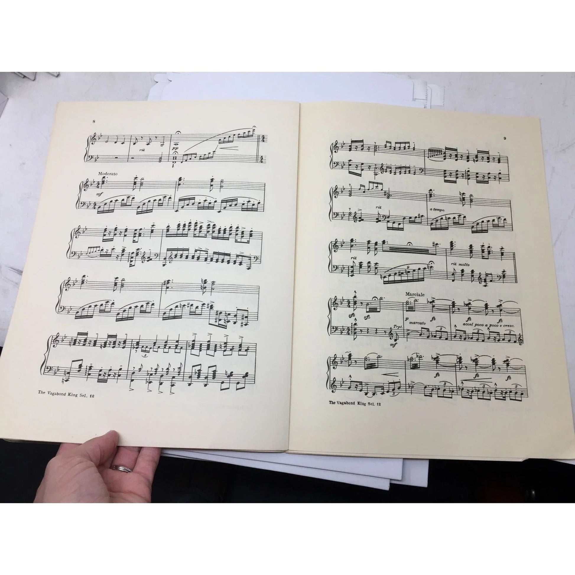 Famous Standard Publication - Piano Selection of the Vagabond King - A+ Stuff - SHEET MUSIC - A+ Stuff