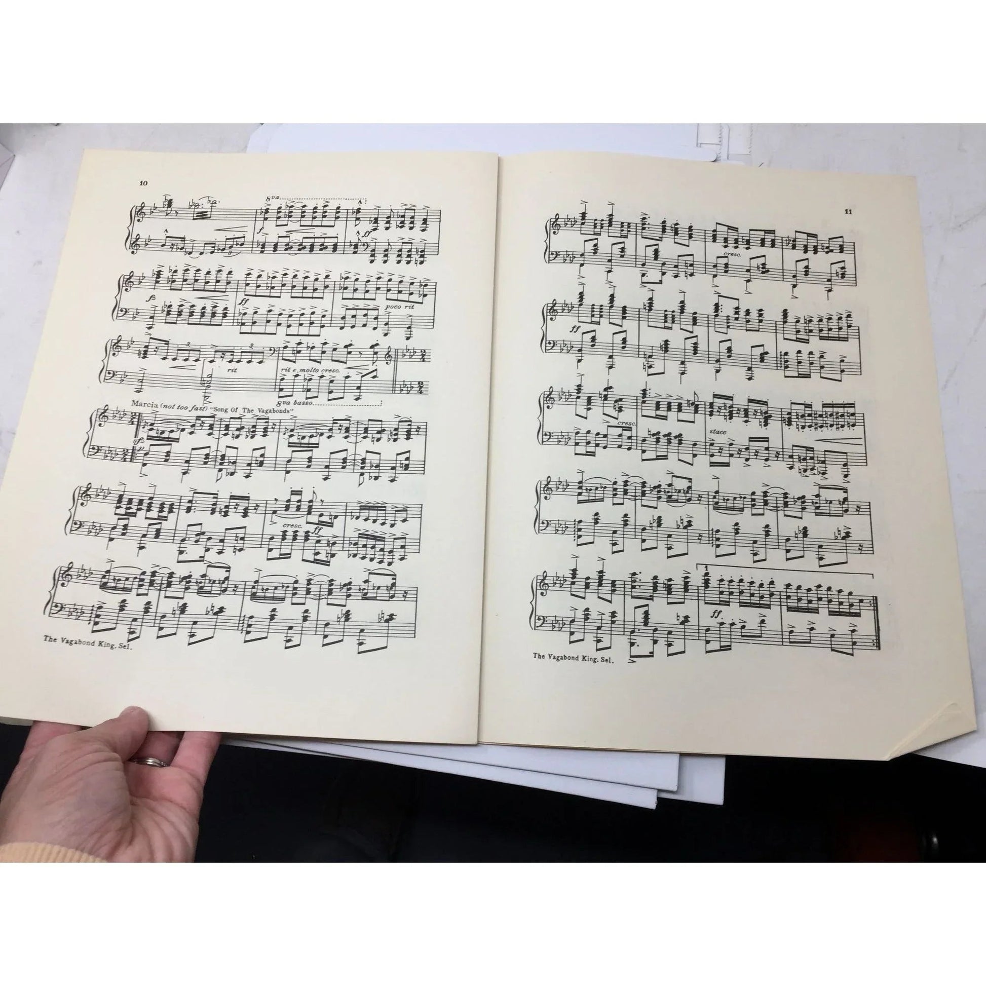 Famous Standard Publication - Piano Selection of the Vagabond King - A+ Stuff - SHEET MUSIC - A+ Stuff
