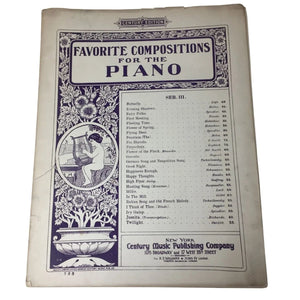 Favorite Compositions for the Piano (Century edition)
