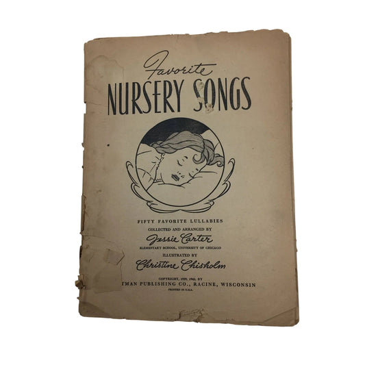 ''Favorite Nursery Songs'' by Jessie Carter and Christine Chrisholm - A+ Stuff - SHEET MUSIC - A+ Stuff