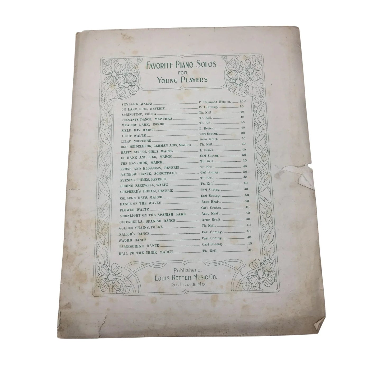 Favorite Piano Solos for Young Players Sheet Music book - A+ Stuff - SHEET MUSIC - A+ Stuff