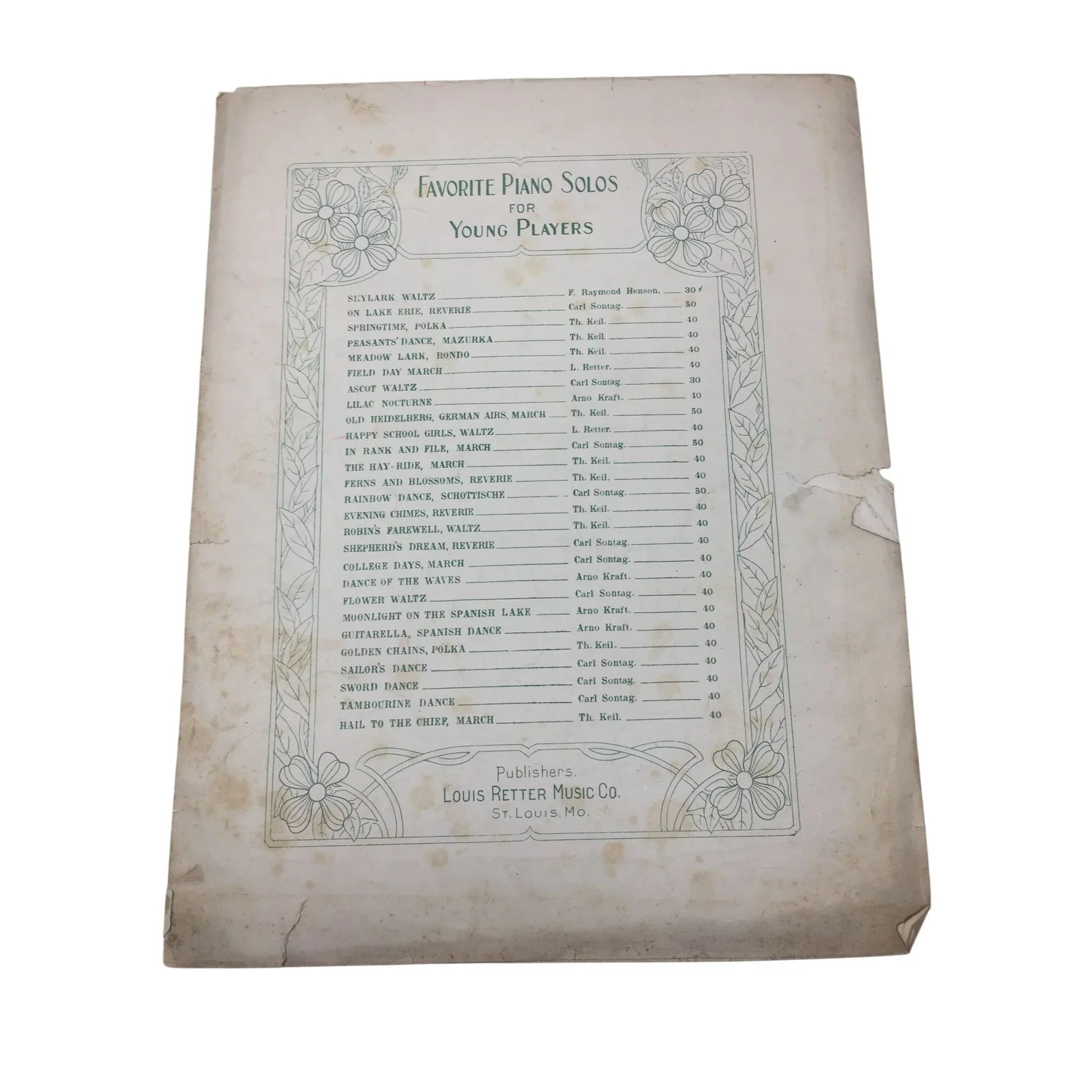 Favorite Piano Solos for Young Players Sheet Music book - A+ Stuff - SHEET MUSIC - A+ Stuff
