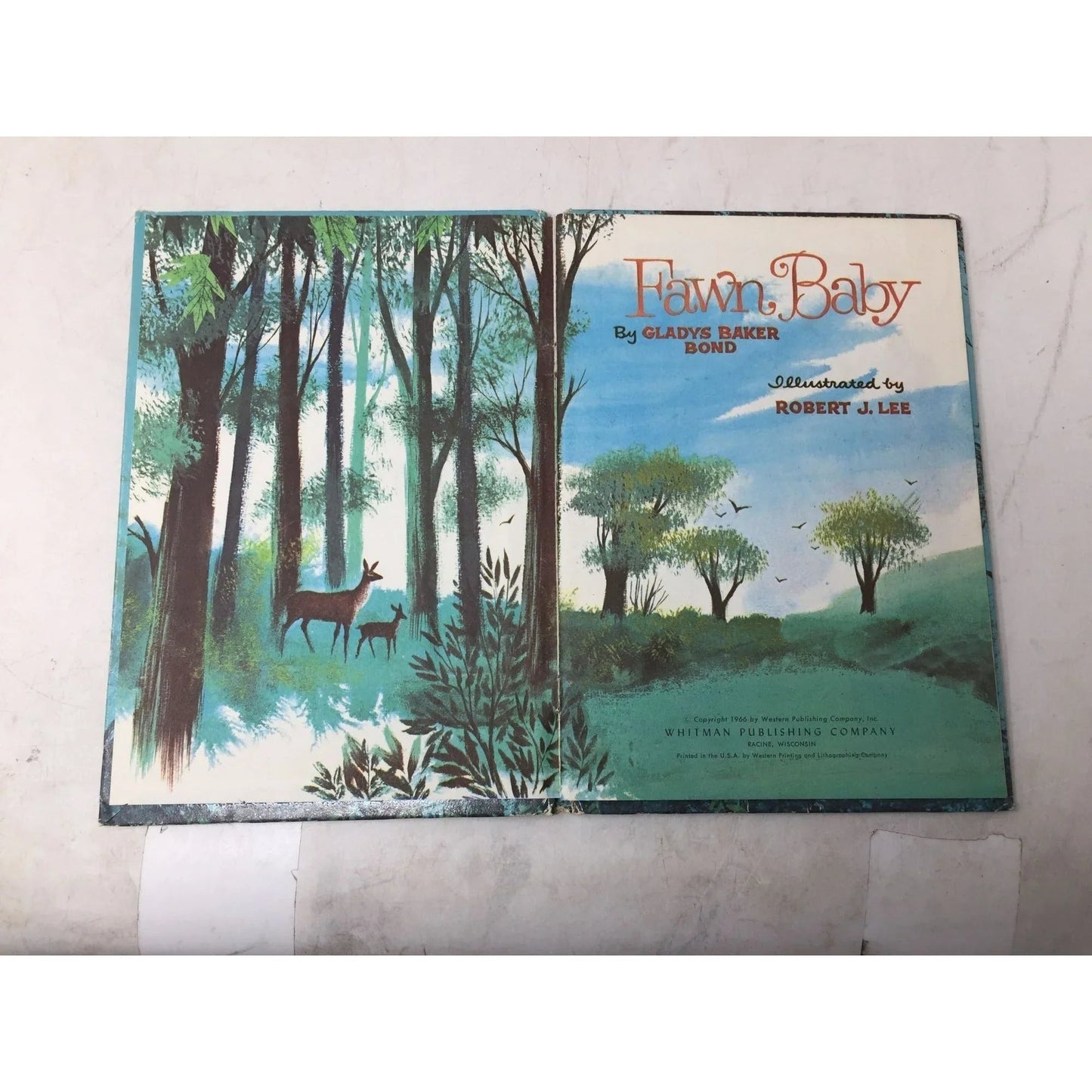 ''FAWN BABY'' HARDCOVER BOOK BY GLADYS BAKER BOND - A+ Stuff - Books - A+ Stuff