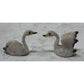 2 Vintage Water Fowl/Swan Miniature Figurines (1" Tall)