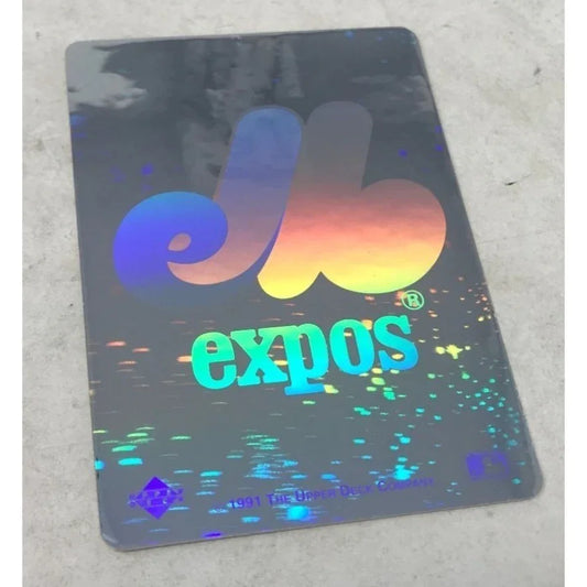 Vintage 1991 Upper Deck Montreal Expos Team Hologram Collectible Card/Sticker - A+ Stuff