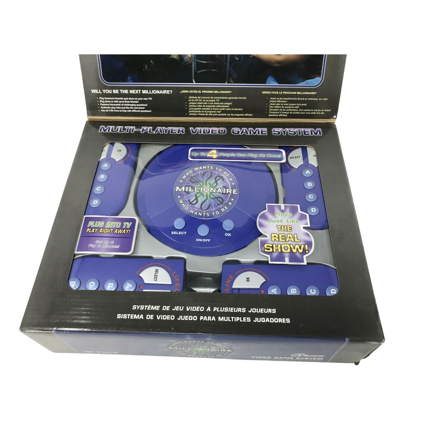 WHO WANTS TO BE A MILLIONAIRE Plug into TV Game System. Party Game - New & Sealed