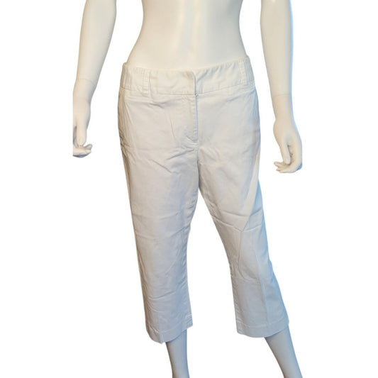 Women's Charter Club White Dress Pants with Pockets Size Small