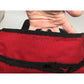 No Boundaries Red and Black School Bag with Pockets and Zippers