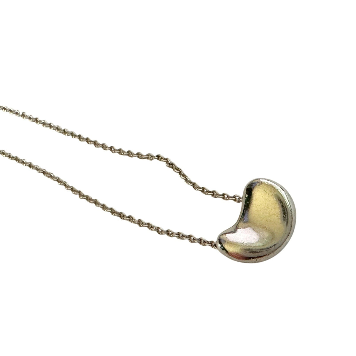 Tiffany & Co Elsa Peretti Small Bean Necklace - 18" Chain Tiffany & Co.  A+ Stuff