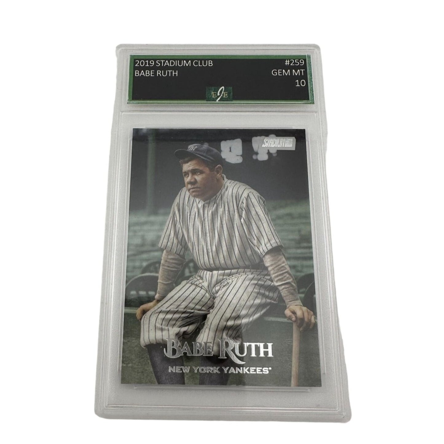 2019 Stadium Club - Babe Ruth Card # 259 Graded GEM MT 10