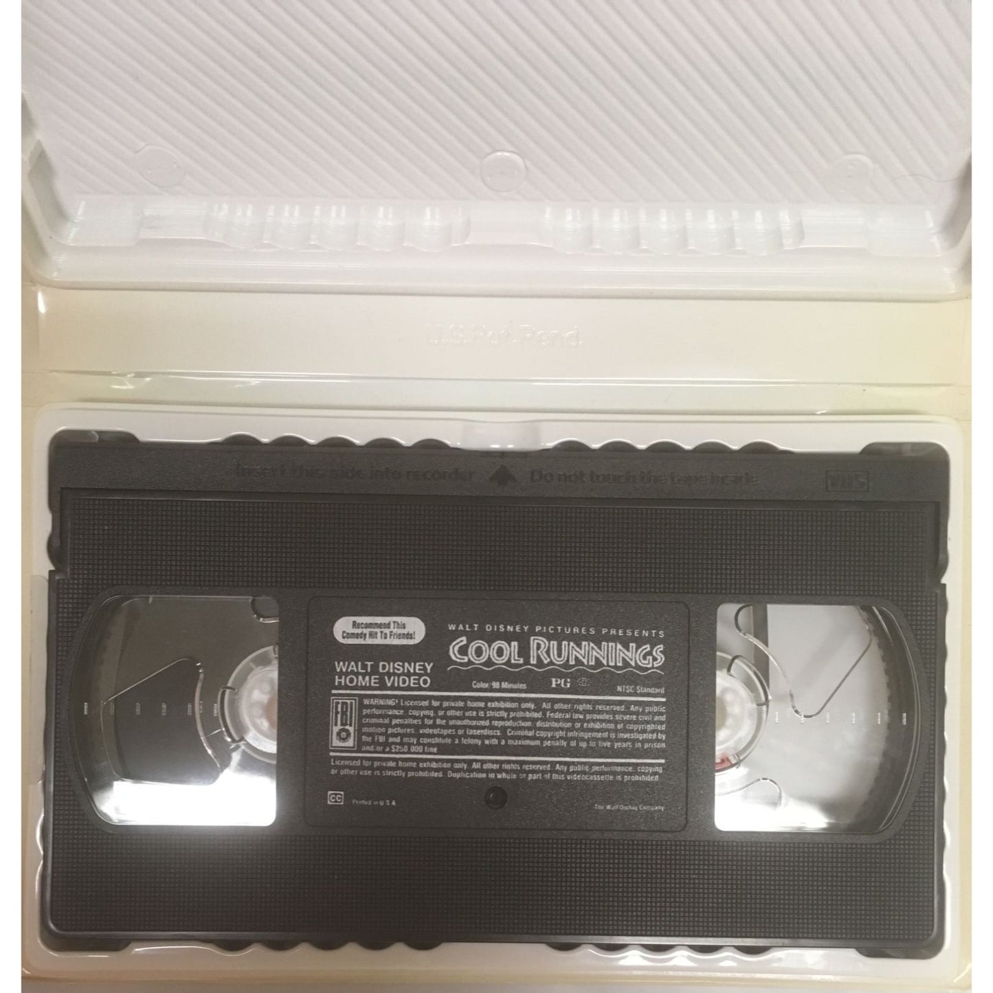 Walt Disney Cool Runnings VHS Tape Movie w/ Case