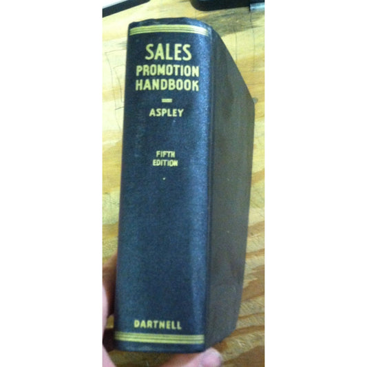 Vintage Sales Promotion Handbook - Aspley - Fifth Edition- Dartnell