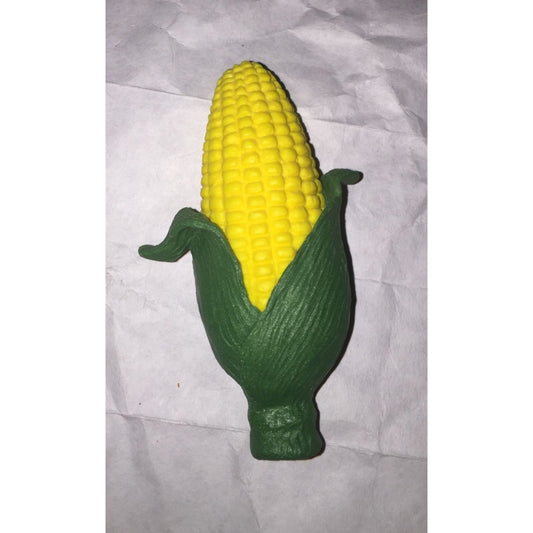 Vintage Green and Yellow Corn on the Cob Refrigerator Magnet