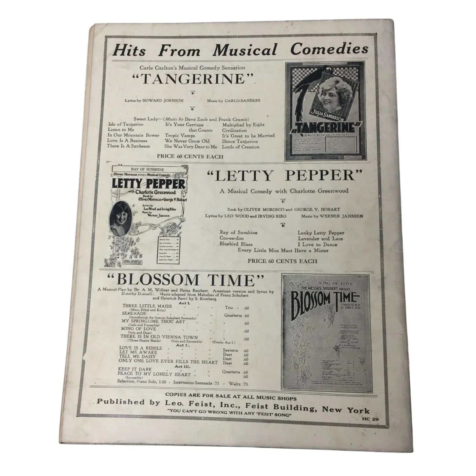 Feist Dance Folio (Vol. 3) latest song hits Arranged by Fox Trots One Step Waltzes - A+ Stuff - SHEET MUSIC - A+ Stuff