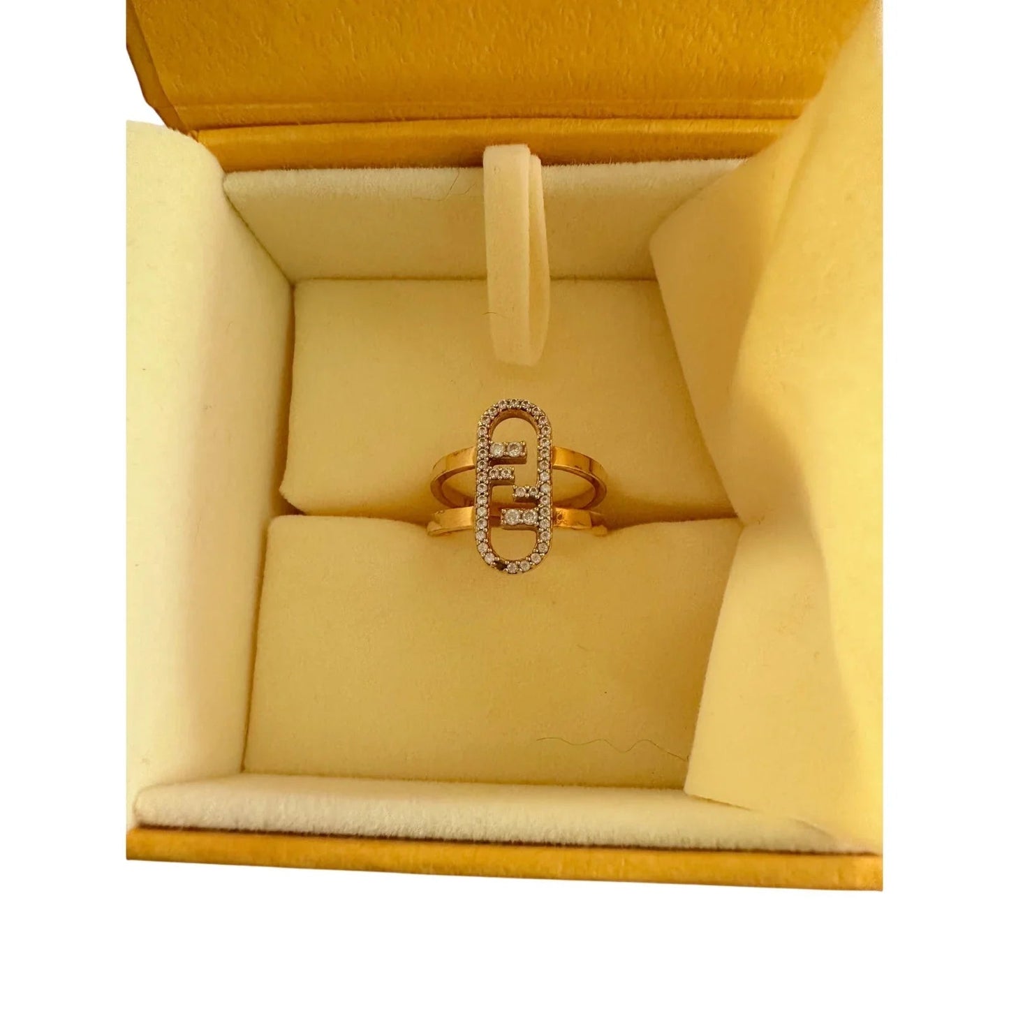 FENDI O'Lock Ring in magnetic close box - Size 6 - Fendi - Ring - A+ Stuff