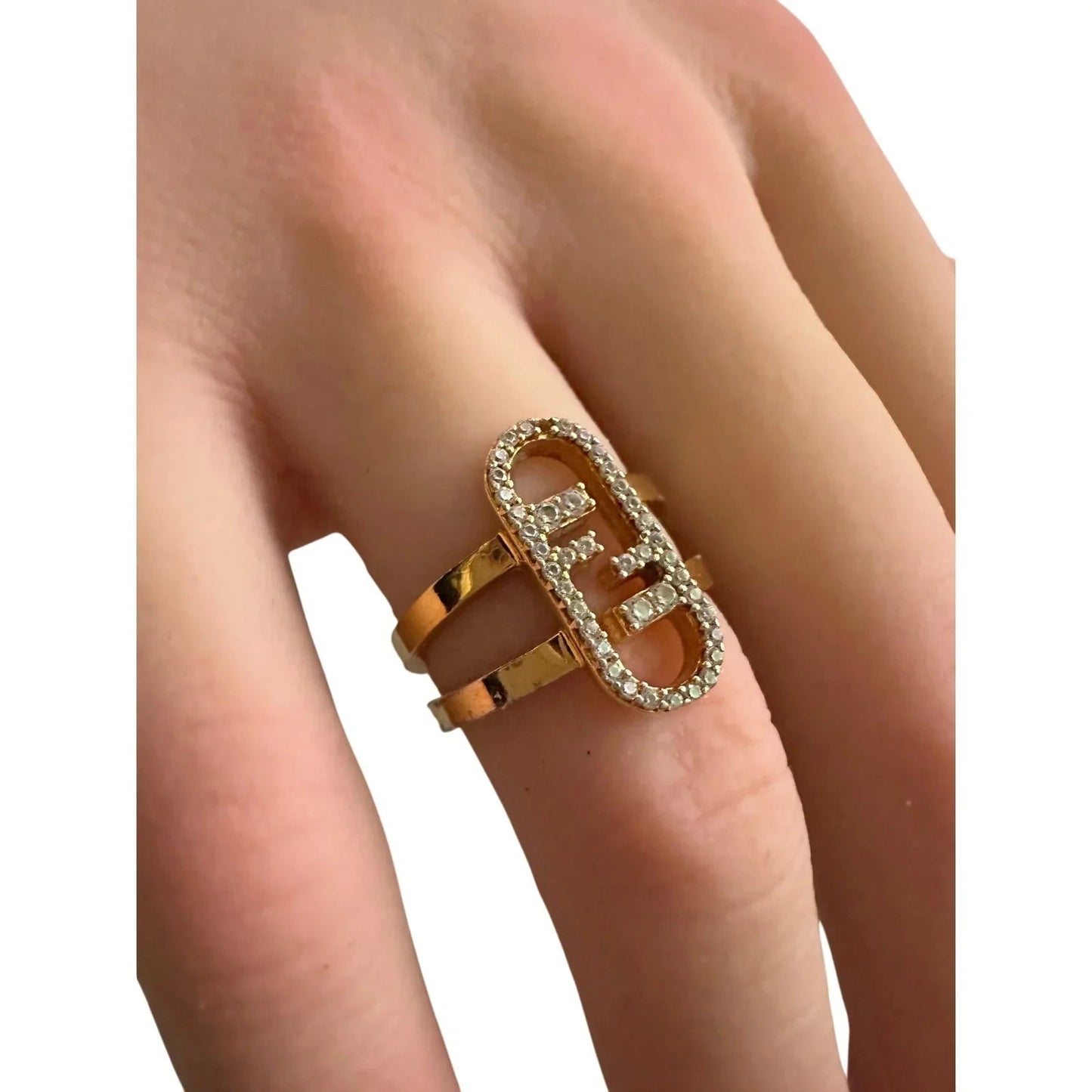 FENDI O'Lock Ring in magnetic close box - Size 6 - Fendi - Ring - A+ Stuff