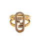 FENDI O'Lock Ring in magnetic close box - Size 6 - Fendi - Ring - A+ Stuff