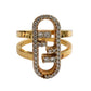 FENDI O'Lock Ring in magnetic close box - Size 6 - Fendi - Ring - A+ Stuff