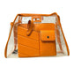 Fendi Peekaboo Defender PVC Clutch Bag Orange - Small - Fendi - Clutch Bag - A+ Stuff