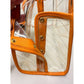 Fendi Peekaboo Defender PVC Clutch Bag Orange - Small - Fendi - Clutch Bag - A+ Stuff