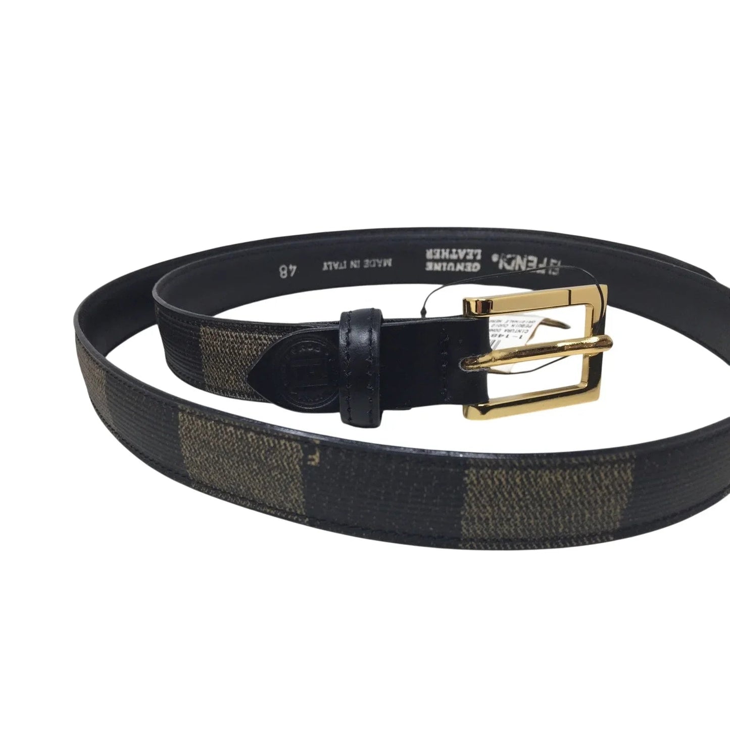 Fendi Vintage Penguin Stripe Belt in Box with Tag - Fendi - Belt - A+ Stuff