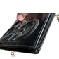 Ferragamo Bi - fold Wallet - Double Gancini Enamel Black - Salvatore Ferragamo - Wallet - A+ Stuff