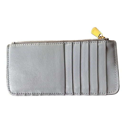 Ferragamo Powder Blue Bow Zippered Pouch Card Holder - Ferragamo - Wallet - A+ Stuff