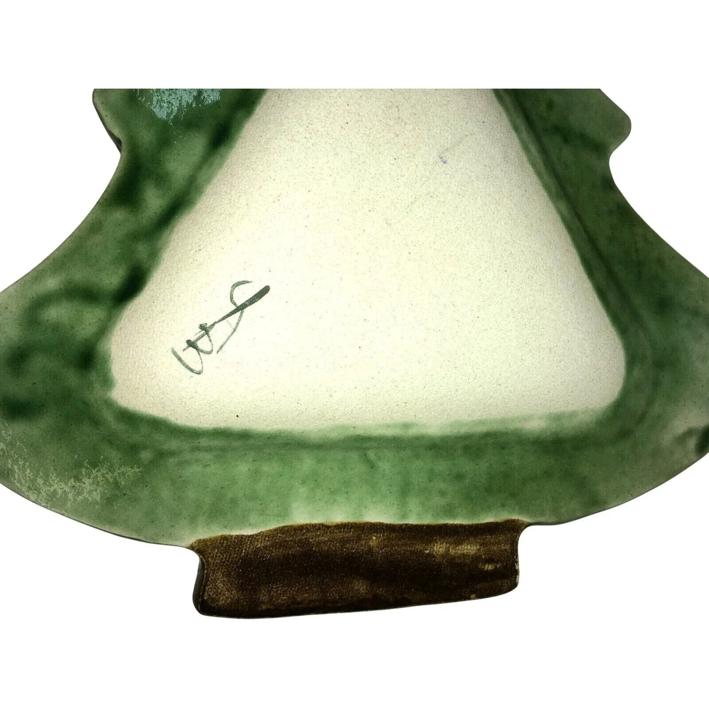 Festive CHRISTMAS TREE Ceramic Holiday Serving Dish - STAR on Top - Signed by Artist - Unbranded - holiday serveware - A+ Stuff