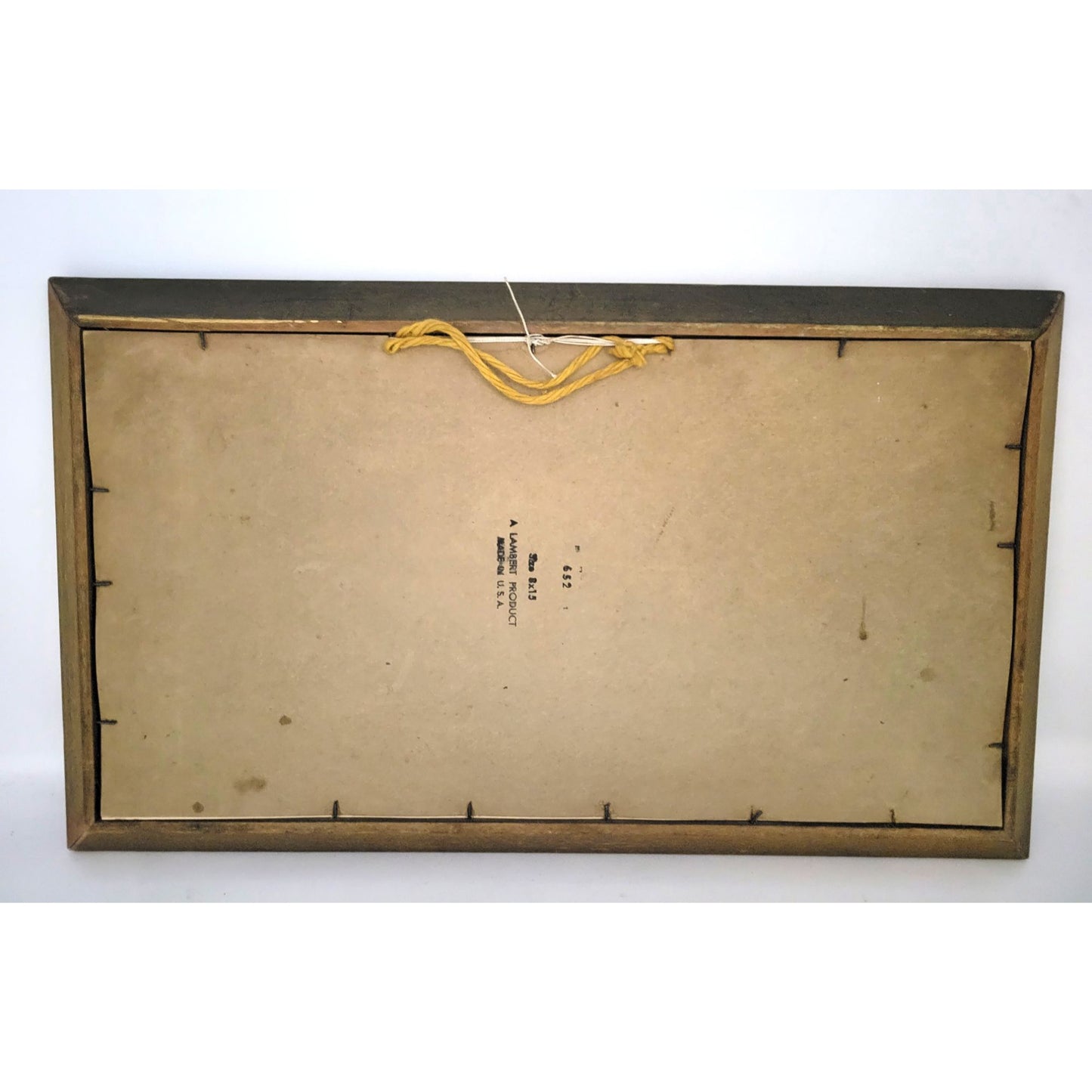 The Last Supper Antique Framed Christian Art. Intricate textured frame. 17" long  Jesus Christ and the Disciples