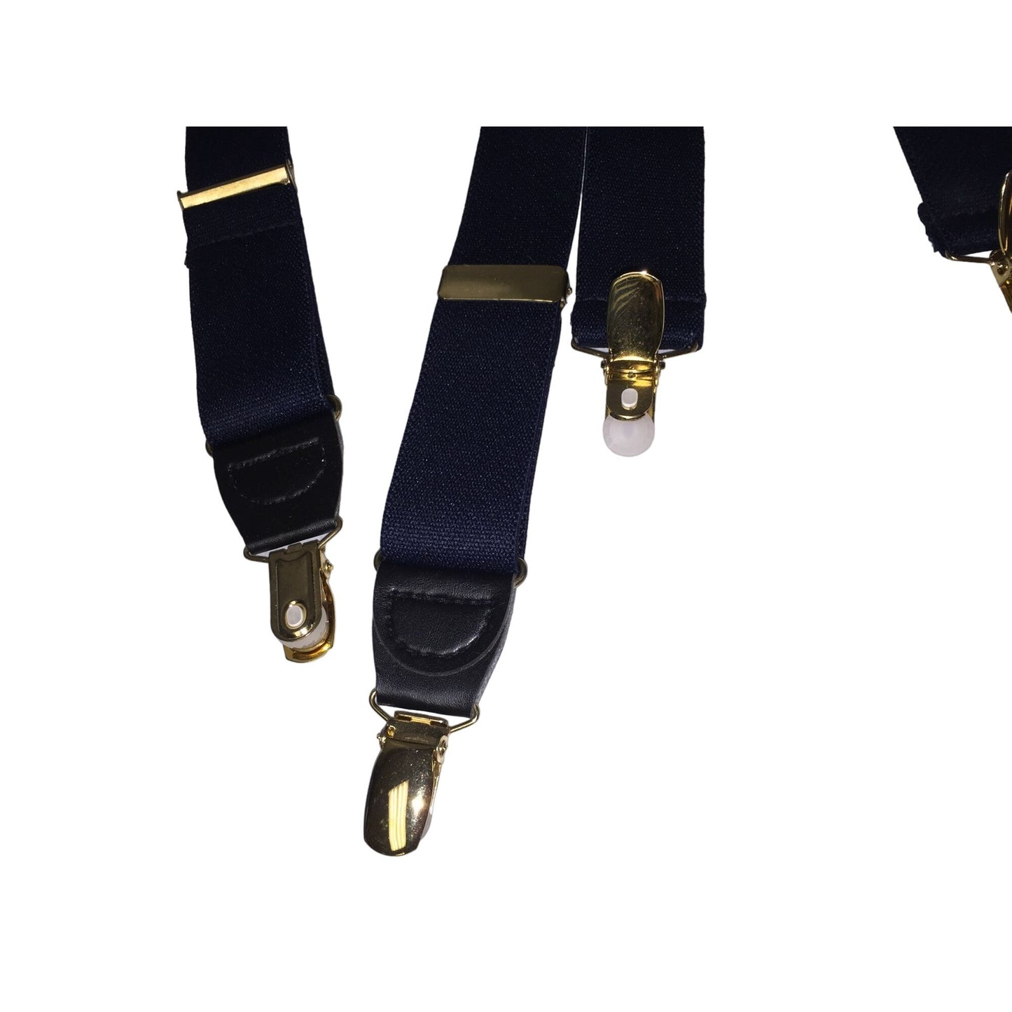 Men's Elastic X-Back Suspenders with Brass Hardware