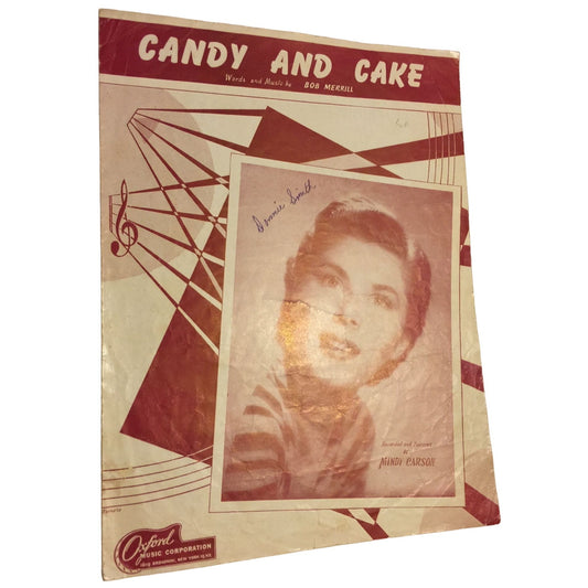 Candy And Cake by Bob Merrill Vintage Sheet Music