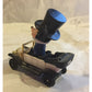 DISNEY TOMY Toy Diecast Car Mickey Mouse in Top Hat Driving