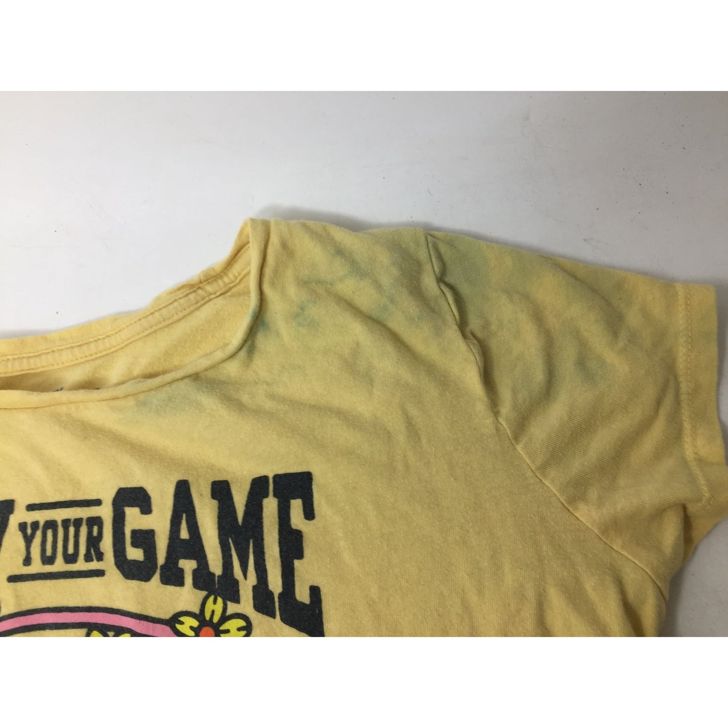 ''Grow Your Game'' Old Navy Yellow Short Sleeved Shirt Size XXL (18)