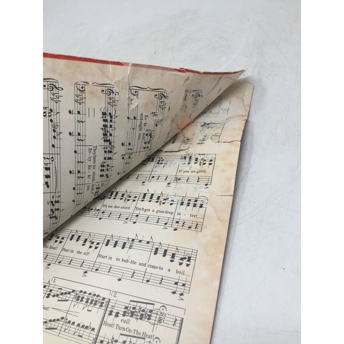 Vintage Sheet Music for the song "Turn On The Heat" A+ Stuff  A+ Stuff SHEET MUSIC