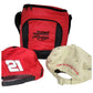 NASCAR Mike Dillon Autographed Hats & Rockwell Automation Cooler Bag Lot Rockwell Automation Racing  A+ Stuff Sports Collectibles