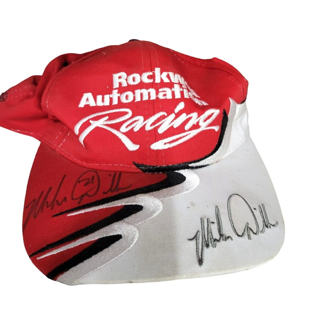 NASCAR Mike Dillon Autographed Hats & Rockwell Automation Cooler Bag Lot Rockwell Automation Racing  A+ Stuff Sports Collectibles