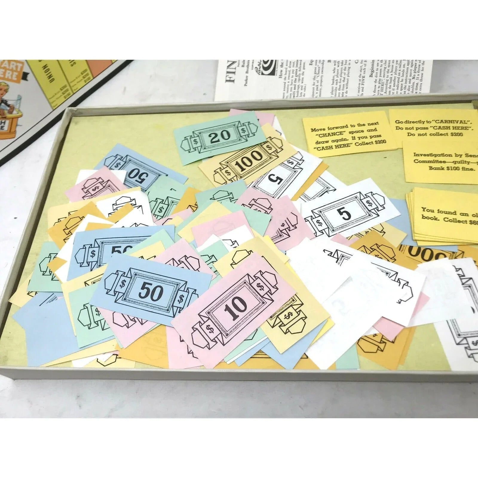 FINANCE Board GAME Parker Brothers 1958 Business Trading Family - Parker Brothers - A+ Stuff