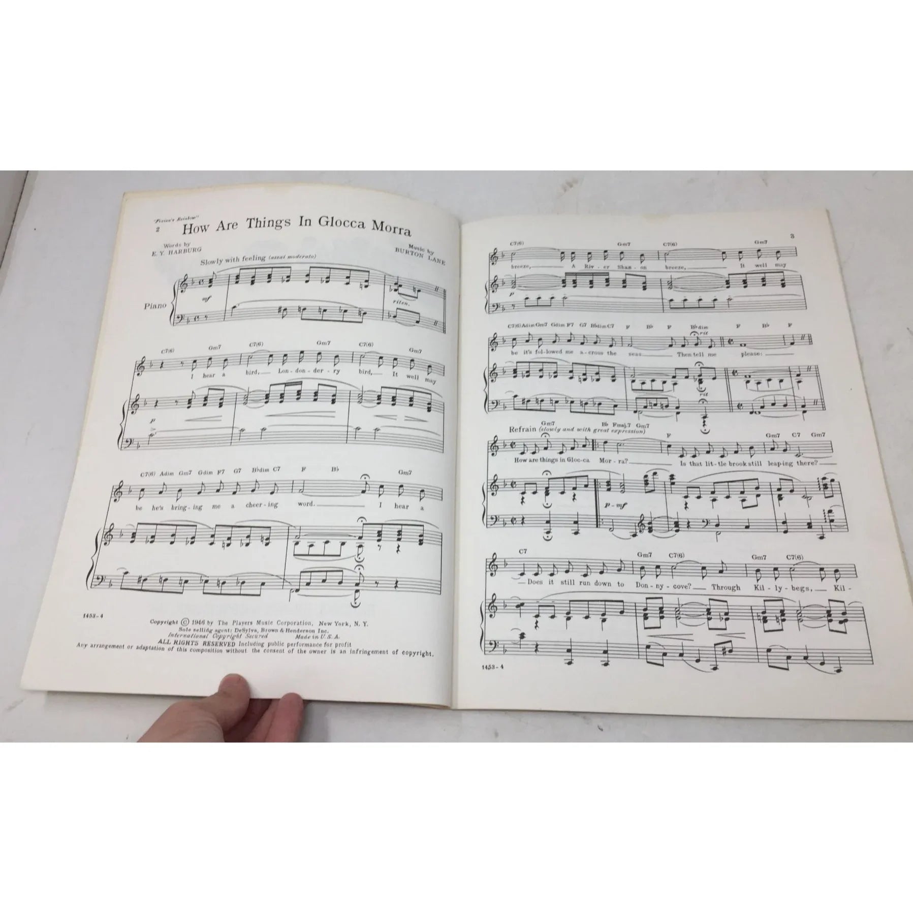 Finian's Rainbow Vocal Selection Vintage Sheet Music book - A+ Stuff - Sheet Music - A+ Stuff