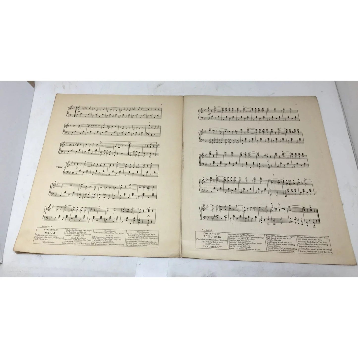 FIRE DRILL MARCH TWO STEP BY HARRY J LINCOLN - A+ Stuff - SHEET MUSIC - A+ Stuff