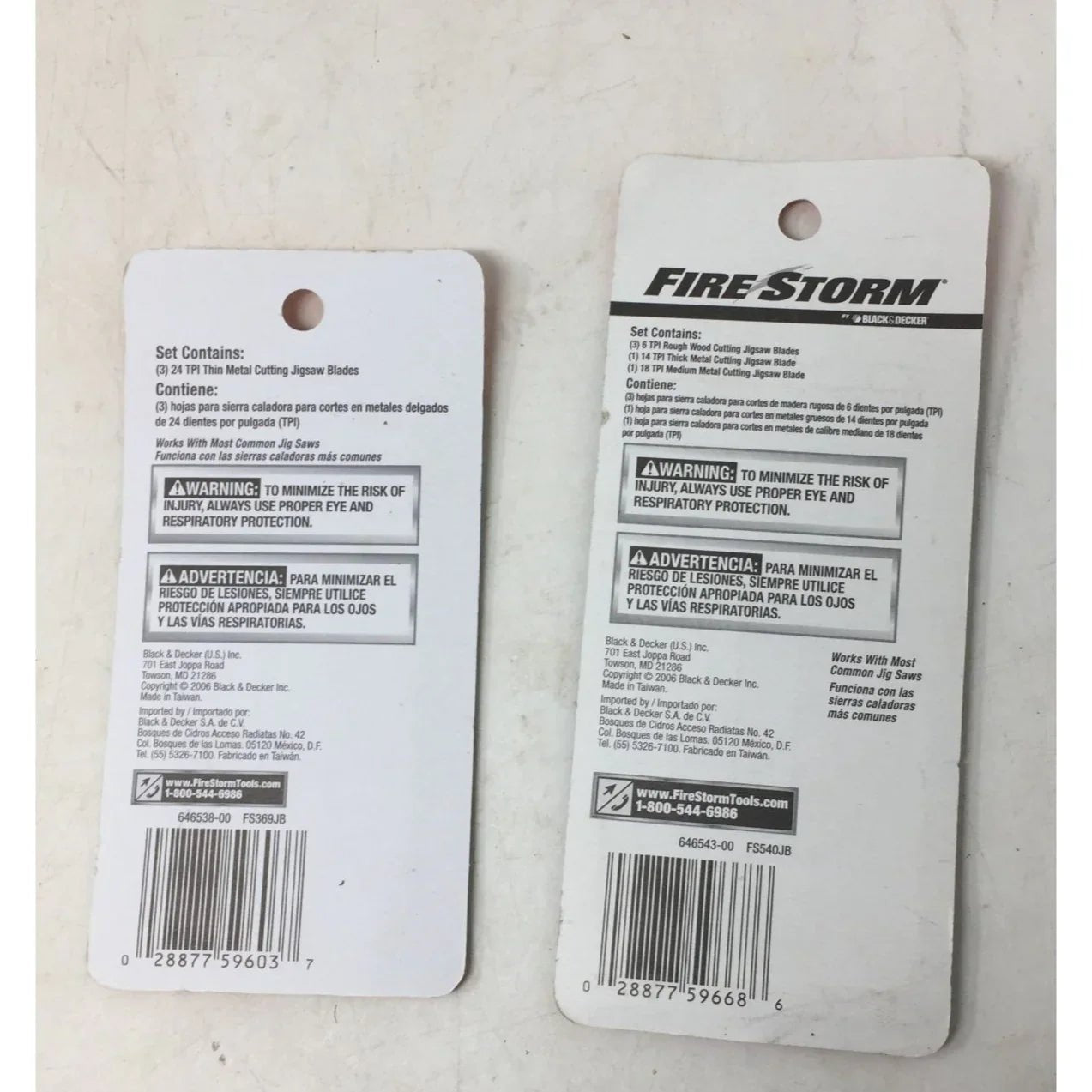 Fire Storm Assorted Jigsaw Blades and 24TPI Jigsaw Blades - black & decker - Tools - A+ Stuff