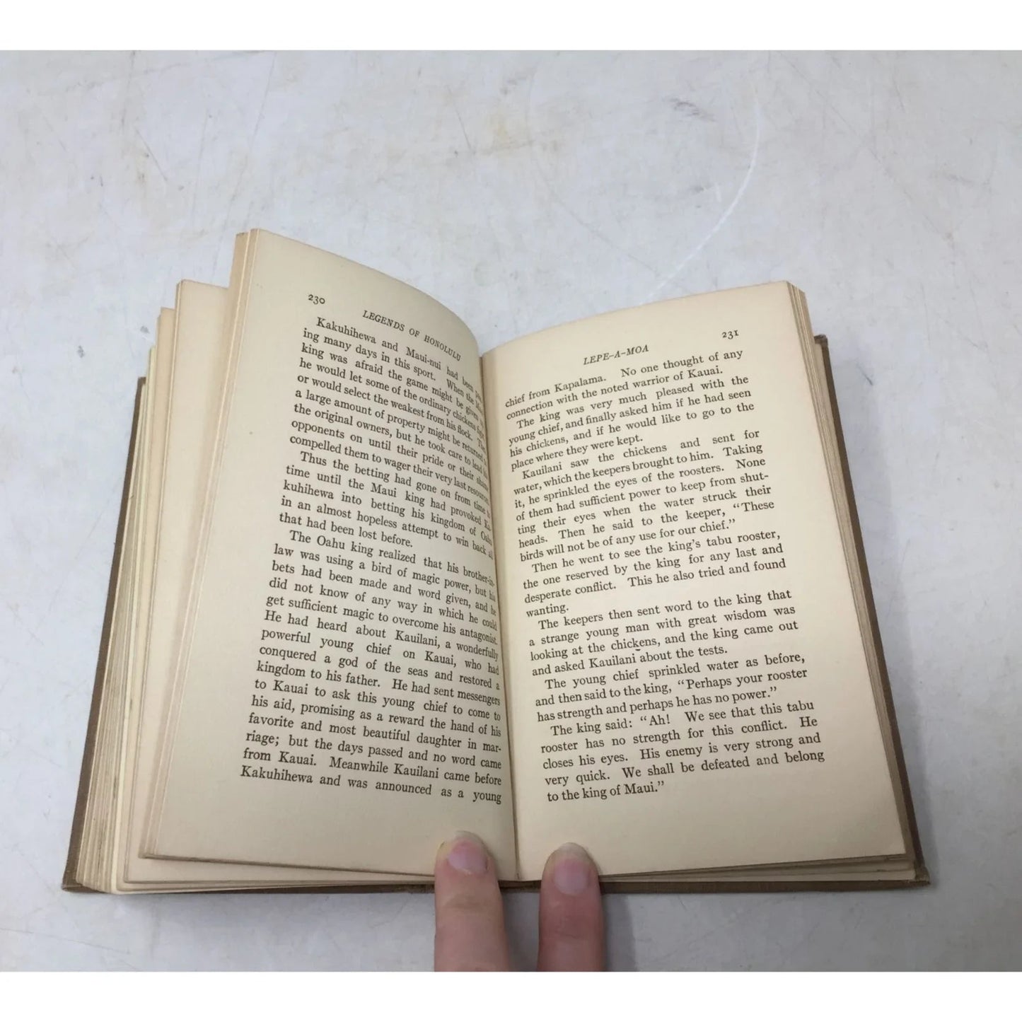 first edition hardcover copy of Legends of Old Honolulu by W. D. Westervelt. - unbranded - Vintage Books - A+ Stuff