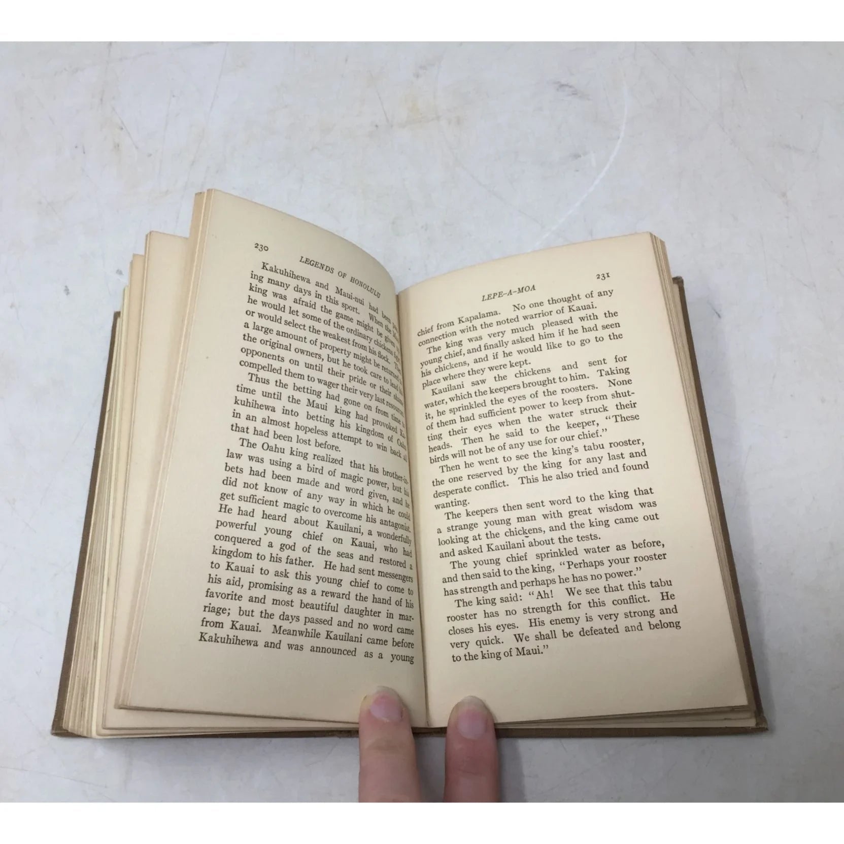 first edition hardcover copy of Legends of Old Honolulu by W. D. Westervelt. - unbranded - Vintage Books - A+ Stuff